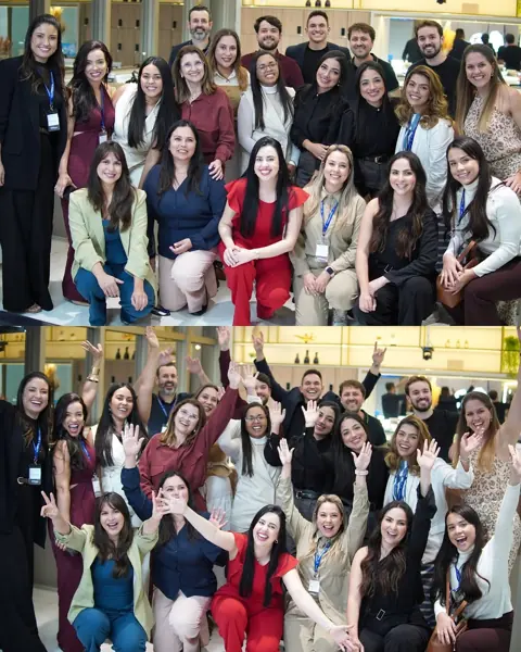 Registro 1 de alunos e professores em uma turma presencial da EME Academy