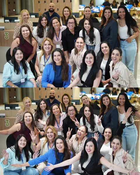 Registro 11 de alunos e professores em uma turma presencial da EME Academy